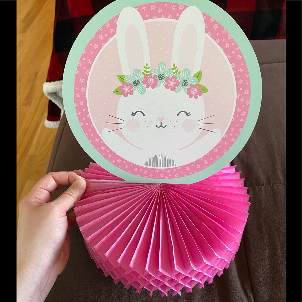 Floral Bunny Birthday Decorations